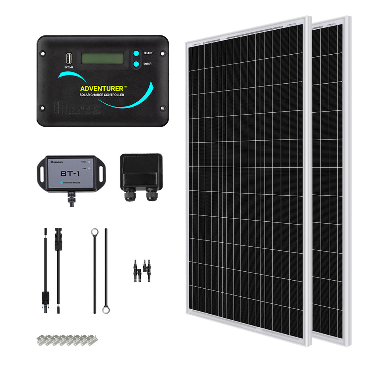 Renogy 200W 12V Solar Power Kit for RVs