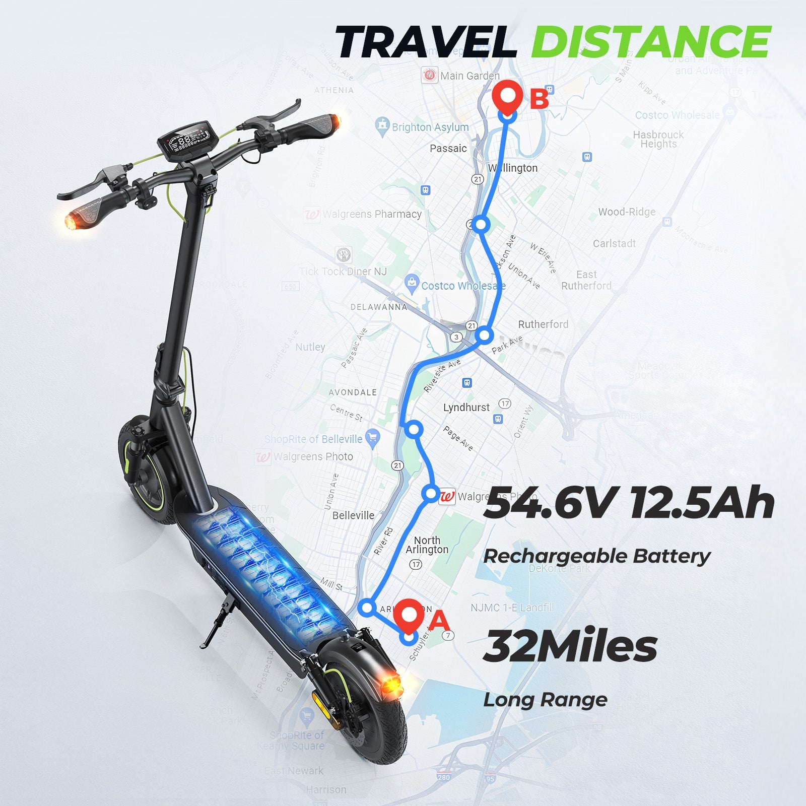 isinwheel S10 Pro 800W Electric Scooter - Your Urban Commuting Companion