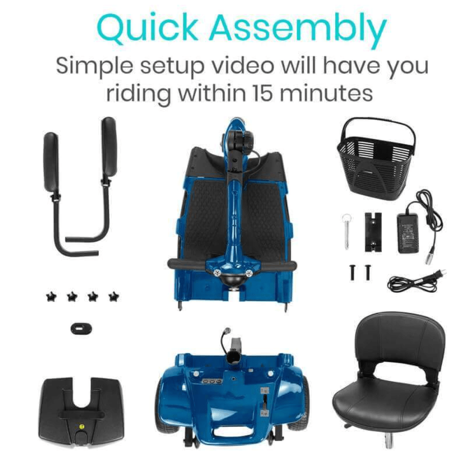 Vive Health Ultra-Stable 3-Wheel Mobility Scooter