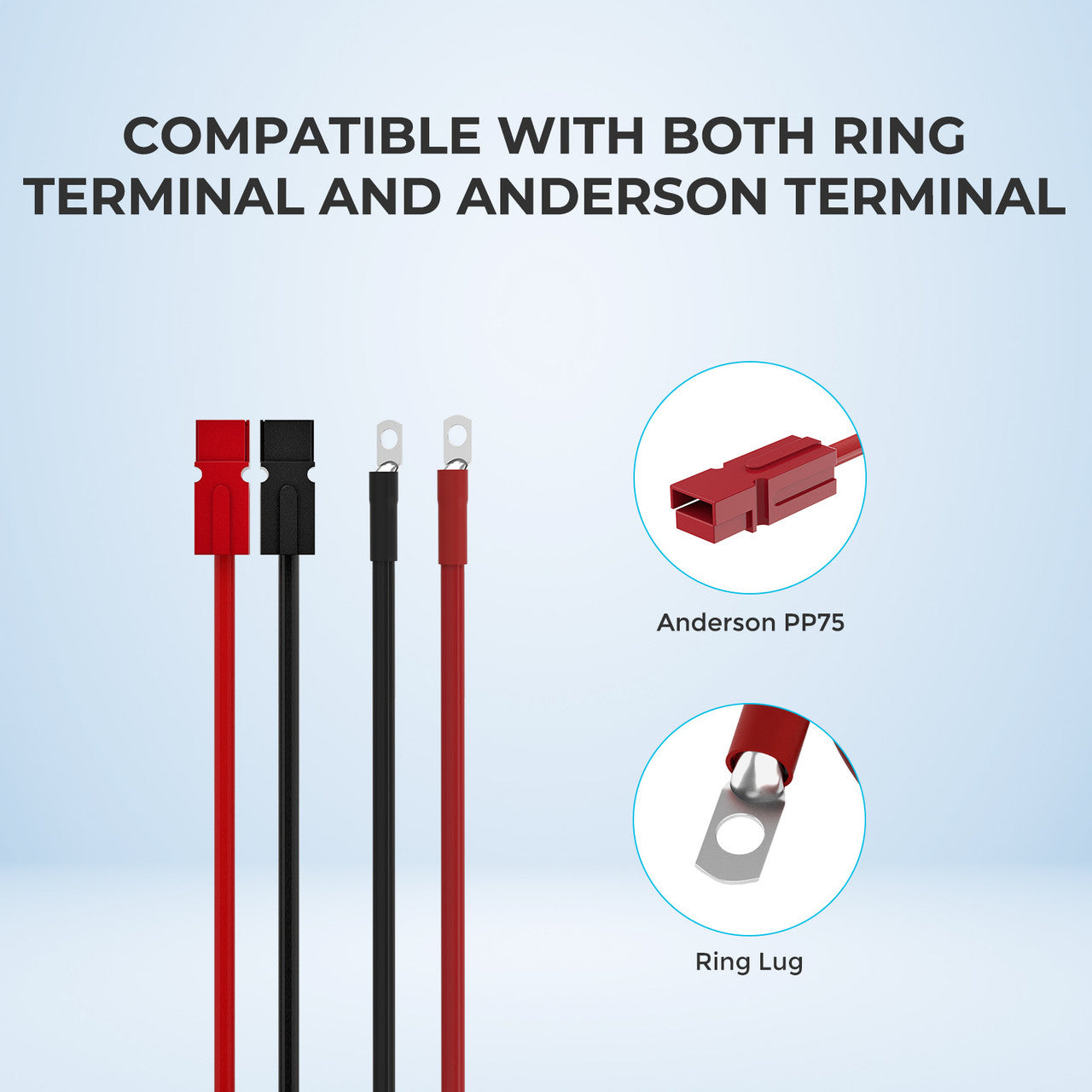 Renogy 10FT 6AWG Anderson Adapter Cable - Your Solar Connection Solution