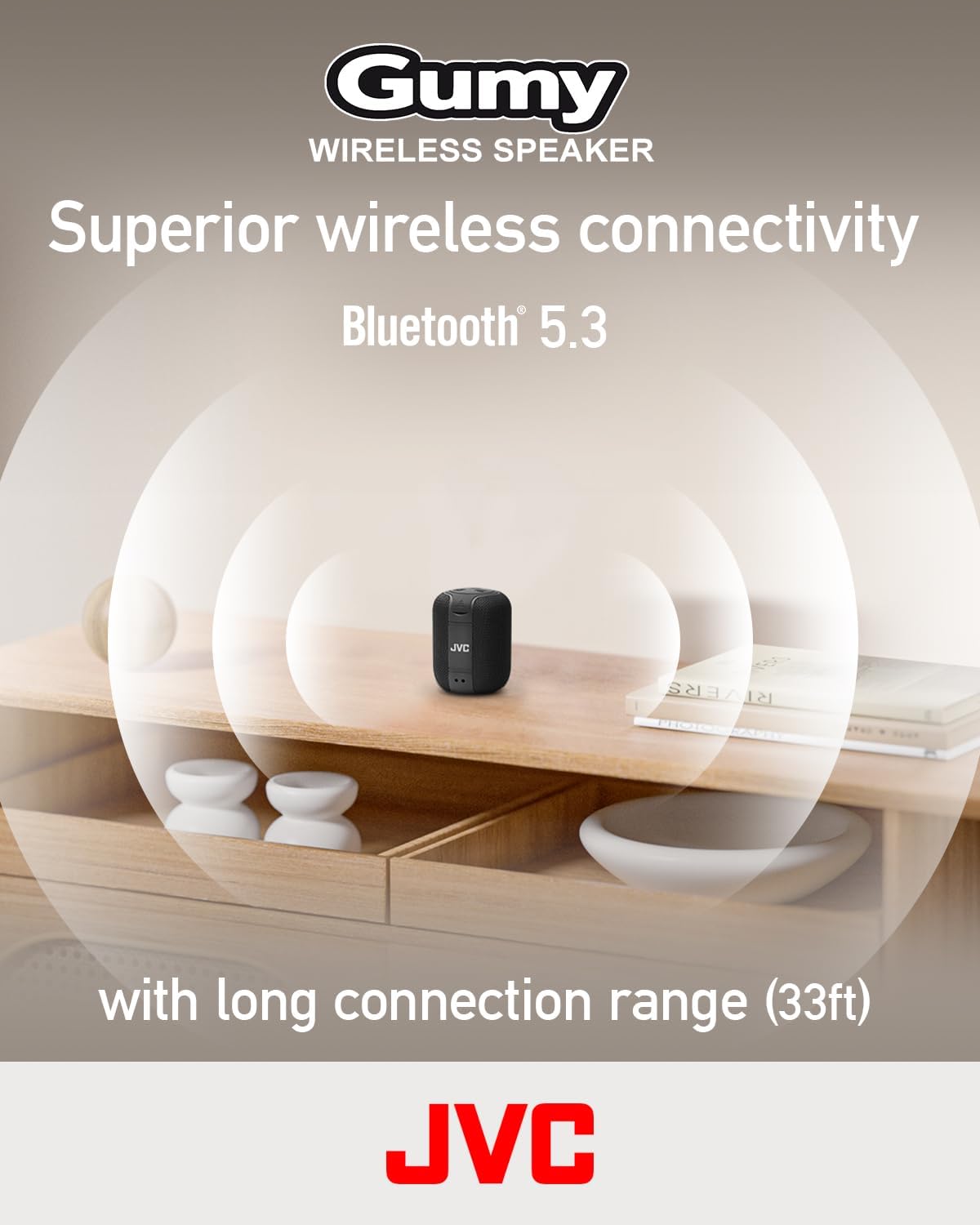 JVC Ultra-Portable Wireless Party Speaker