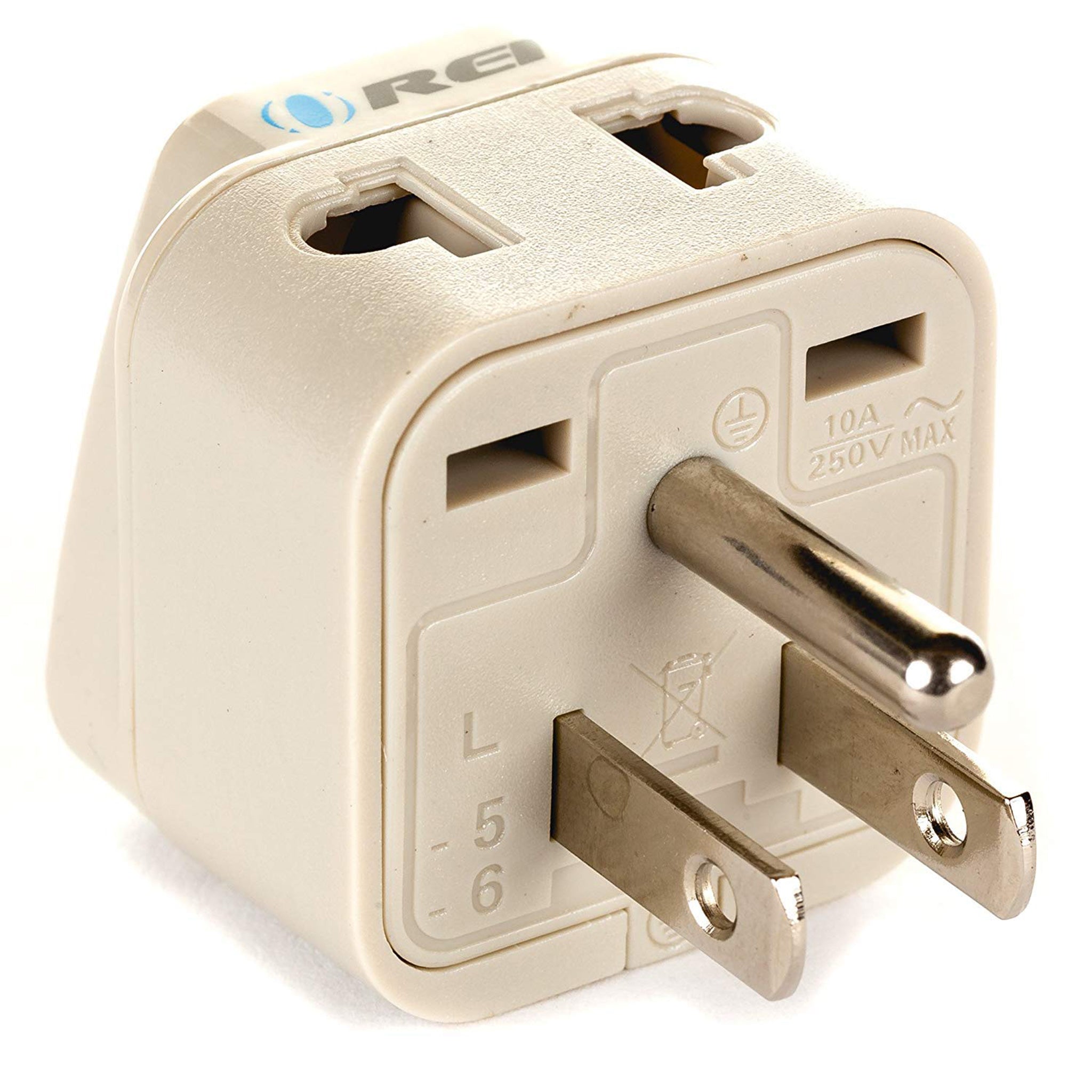 OREI DB-5 Japan & Philippines Travel Adapter: Compact 2-in-1 Type B