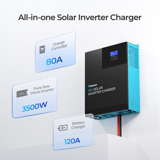 Renogy 48V 3500W All-in-One Powerhouse for Home Energy