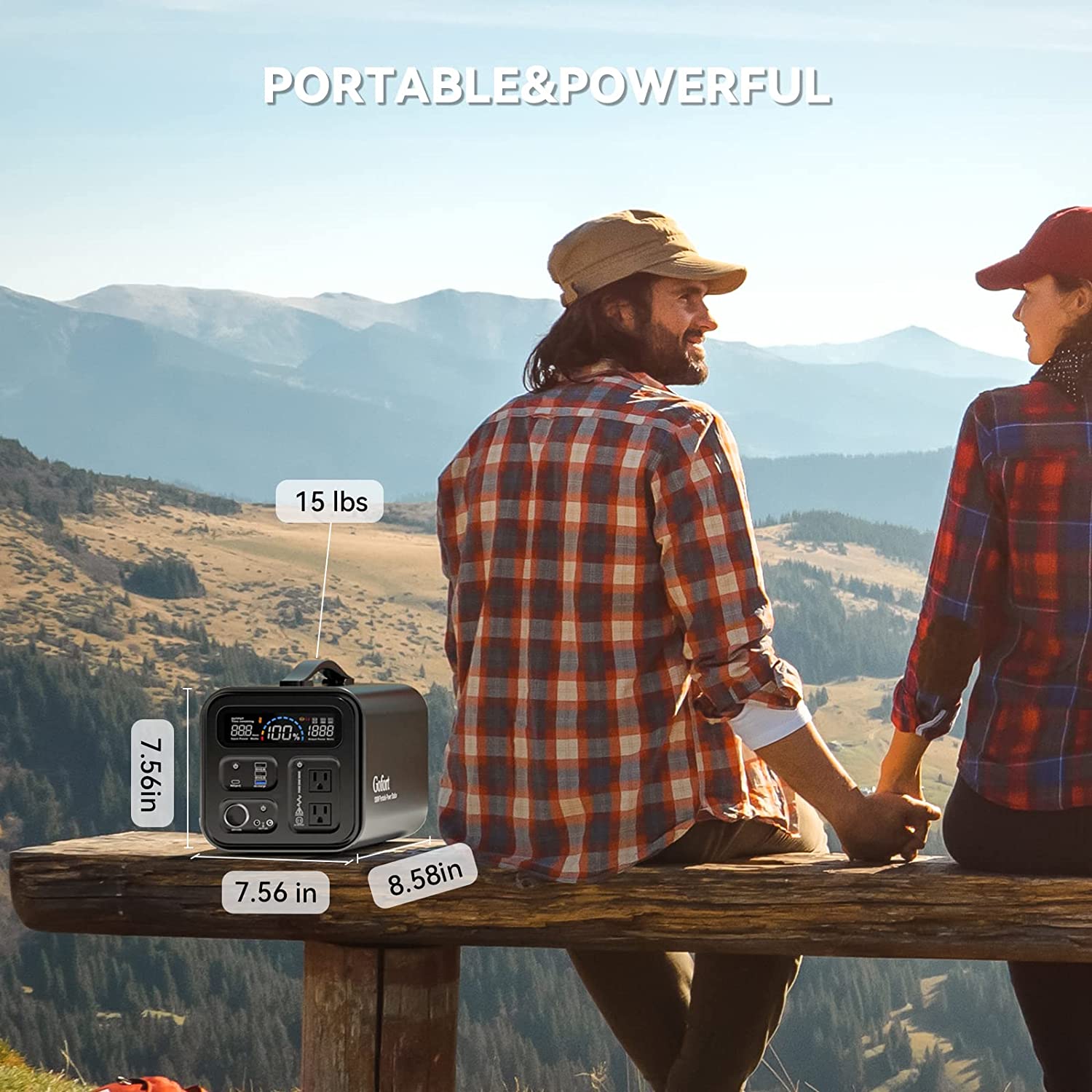 Gofort 600W Portable Powerhouse: Your Ultimate Outdoor & Home Backup