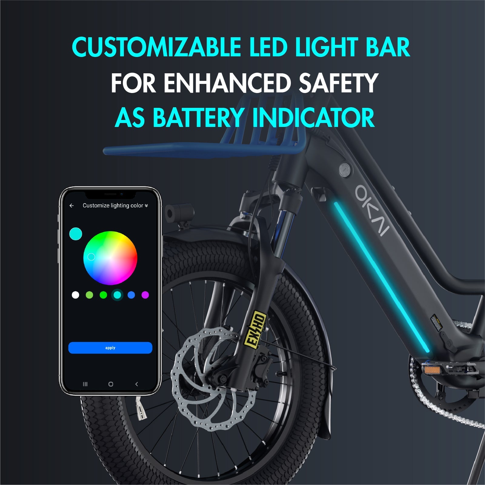 Okai E-Kargo EB70 Electric Cargo Bike