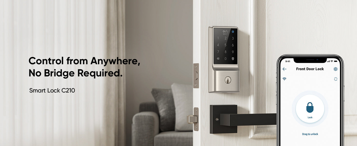 Eufy Satin Nickel Smart Lock - Effortlessly Secure Your Home