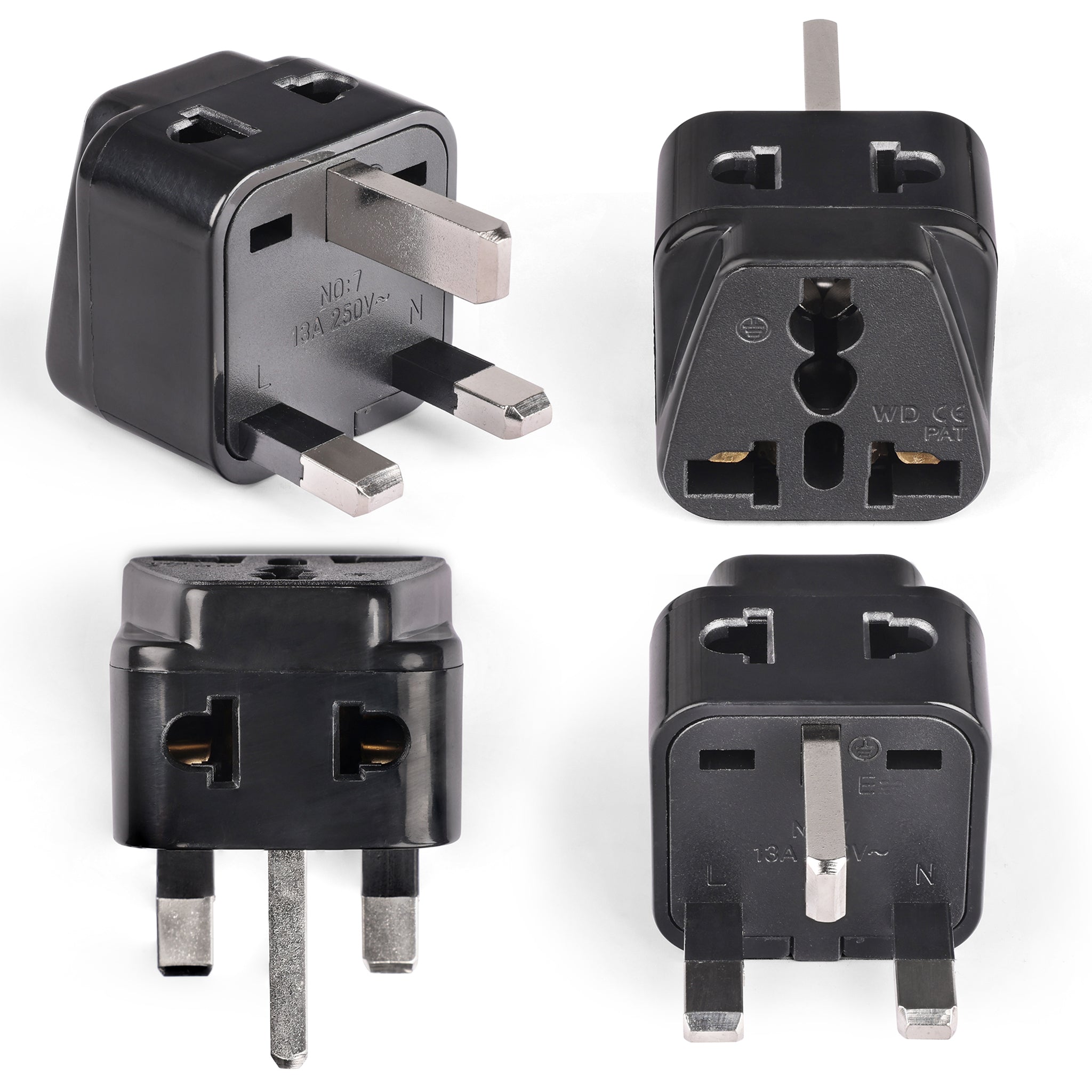 OREI DB-7 Compact 2-in-1 UK & Hong Kong Travel Adapter