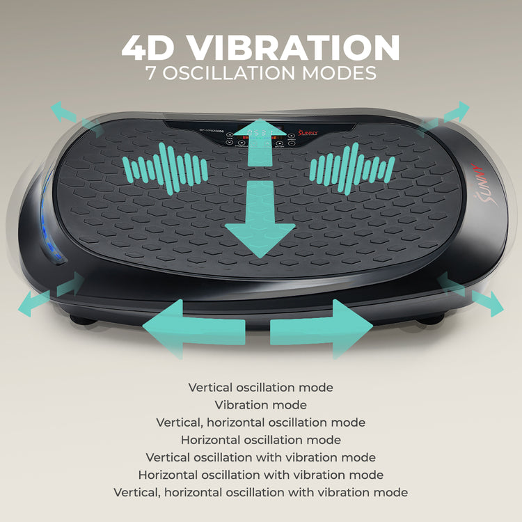 Sunny Health & Fitness 4D Vibration Fitboard - Your Key to Effortless Muscle Recovery