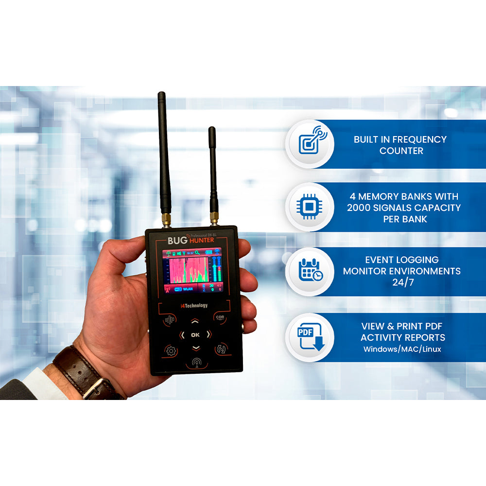 PBN BH04PRO 8GHz TSCM Detector - Your Privacy Defender