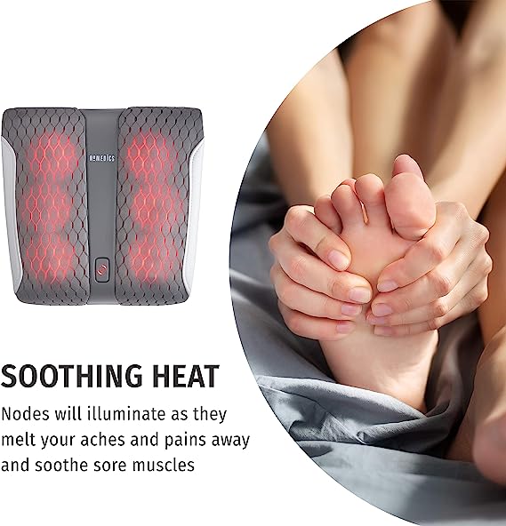 Indulge Your Feet with HoMedics' Heated Gel Shiatsu Foot Massager