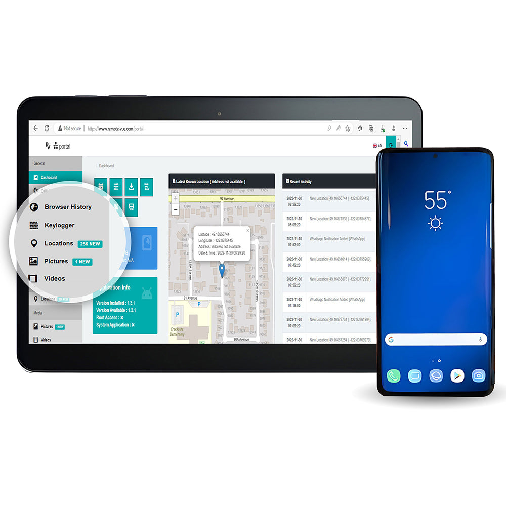 Remote Vue Android Surveillance Software