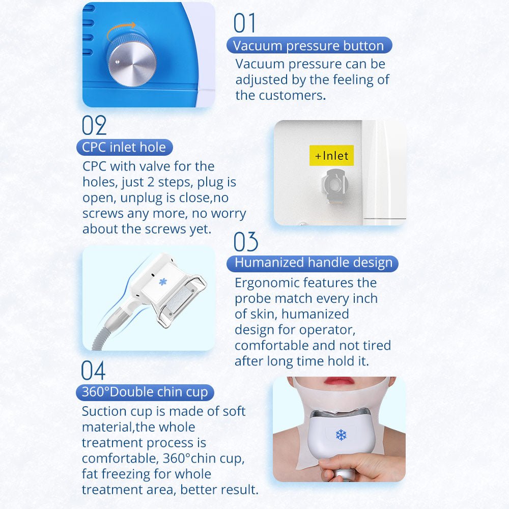 Shape Tactics: 2-in-1 Advanced Fat Freezing Vacuum Body Sculpting for Double Chin & Slimming