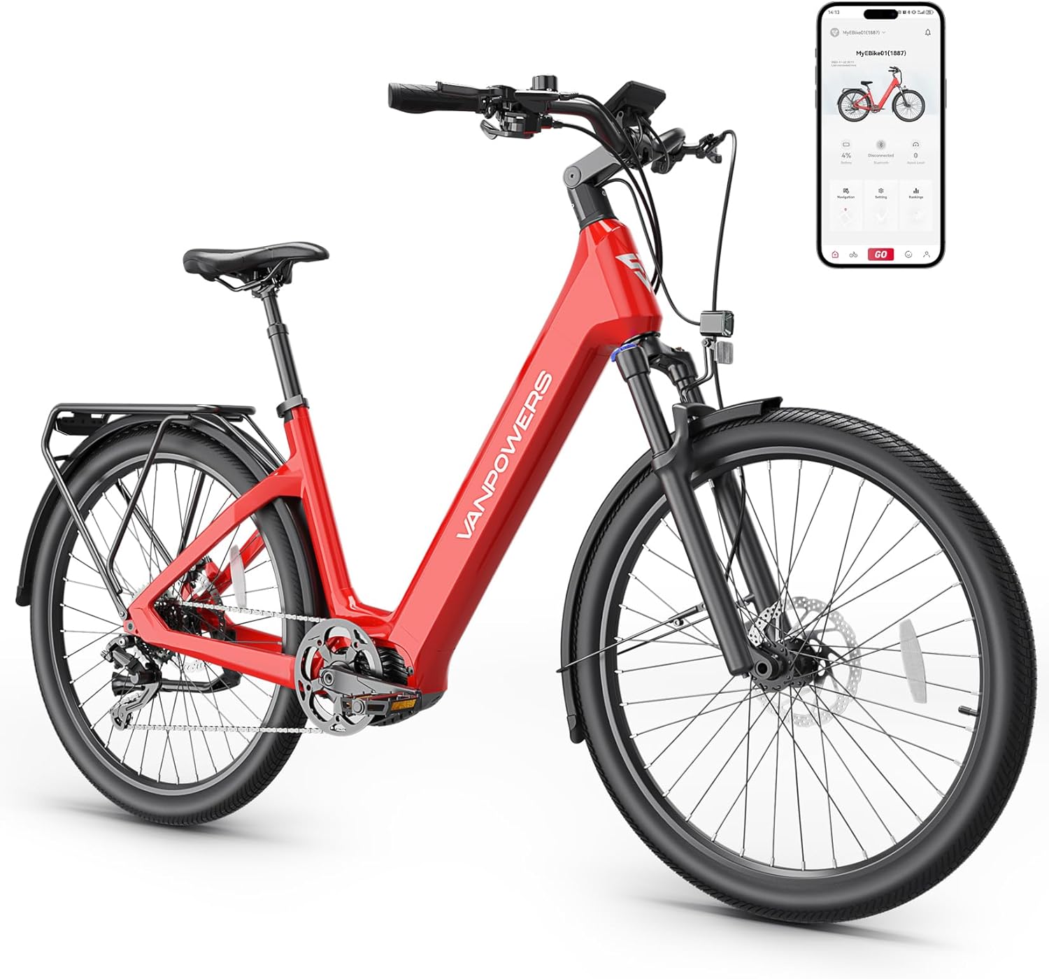 Vanpowers UrbanGlide Ultra Electric Bike - Your Stylish and Efficient Urban Commute Partner