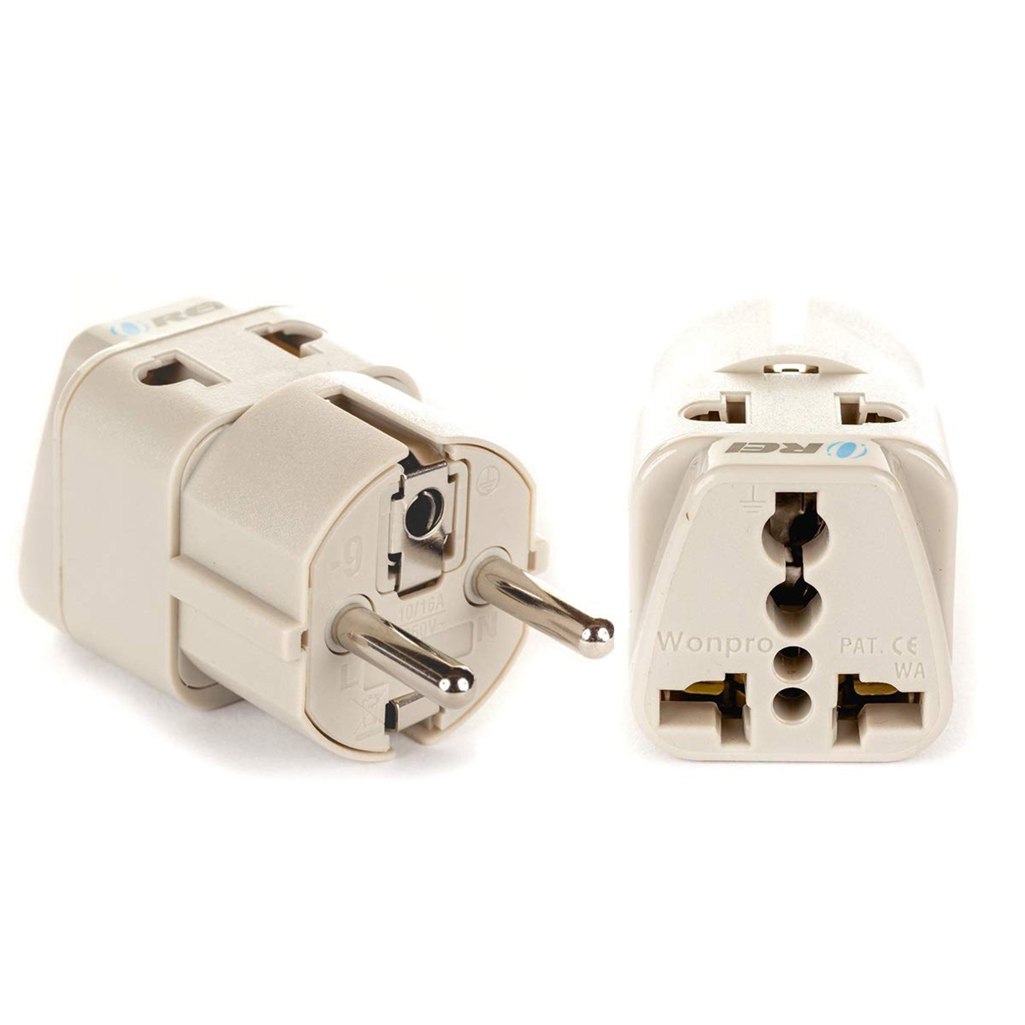 OREI DB-9 Compact Travel Adapter for Germany & France - 2 in 1 Type E/F