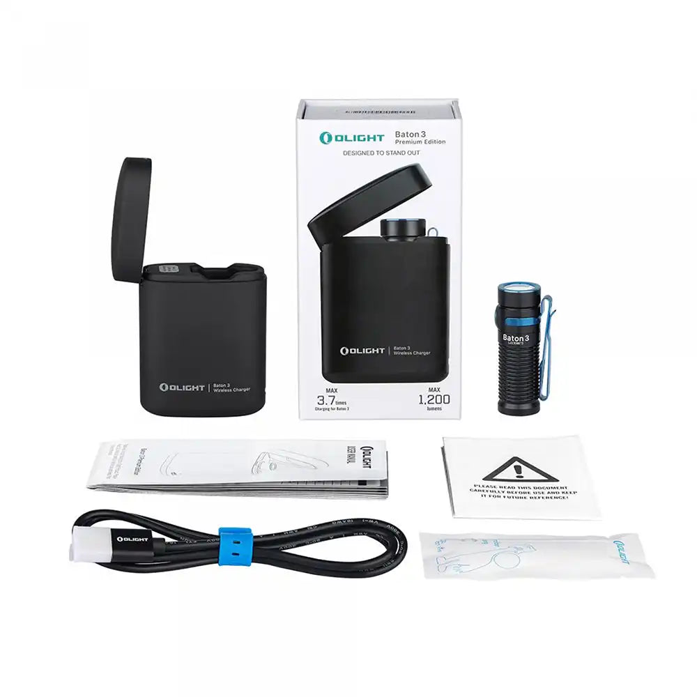 Olight Baton 3 Premium: Compact Powerhouse with Wireless Charging
