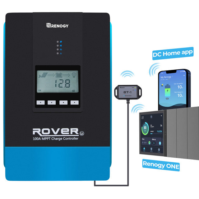Renogy Rover Li 100 Amp MPPT Solar Charge Controller - Your Solar Powerhouse