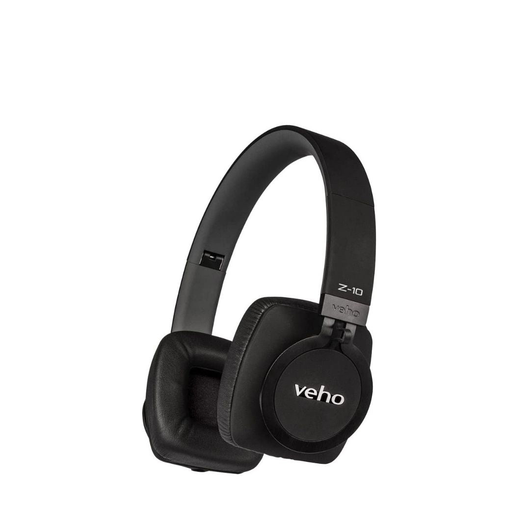 Veho Z-10 Black Edition: Premium On-Ear Wired Headphones for Immersive Music