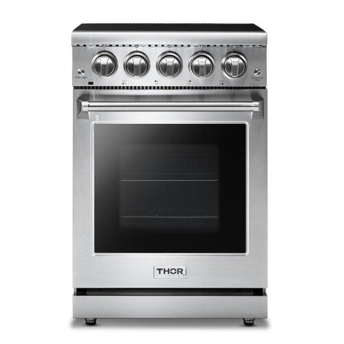 Thor Kitchen 24-Inch Pro Electric Range: 4 Elements, True Convection