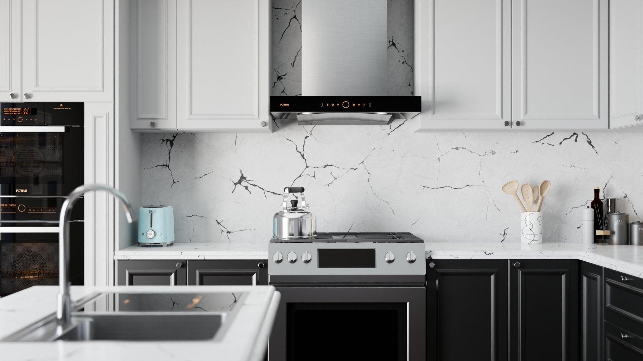 FOTILE Wall Mount Perimeter Vent Series: Sleek & Powerful Range Hood