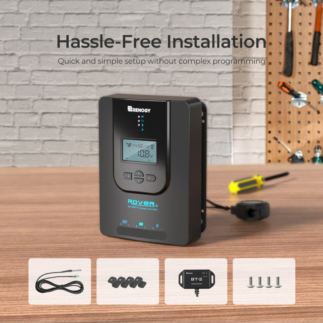Renogy Rover Li 40 Amp MPPT Solar Charge Controller - Maximize Your Solar Efficiency
