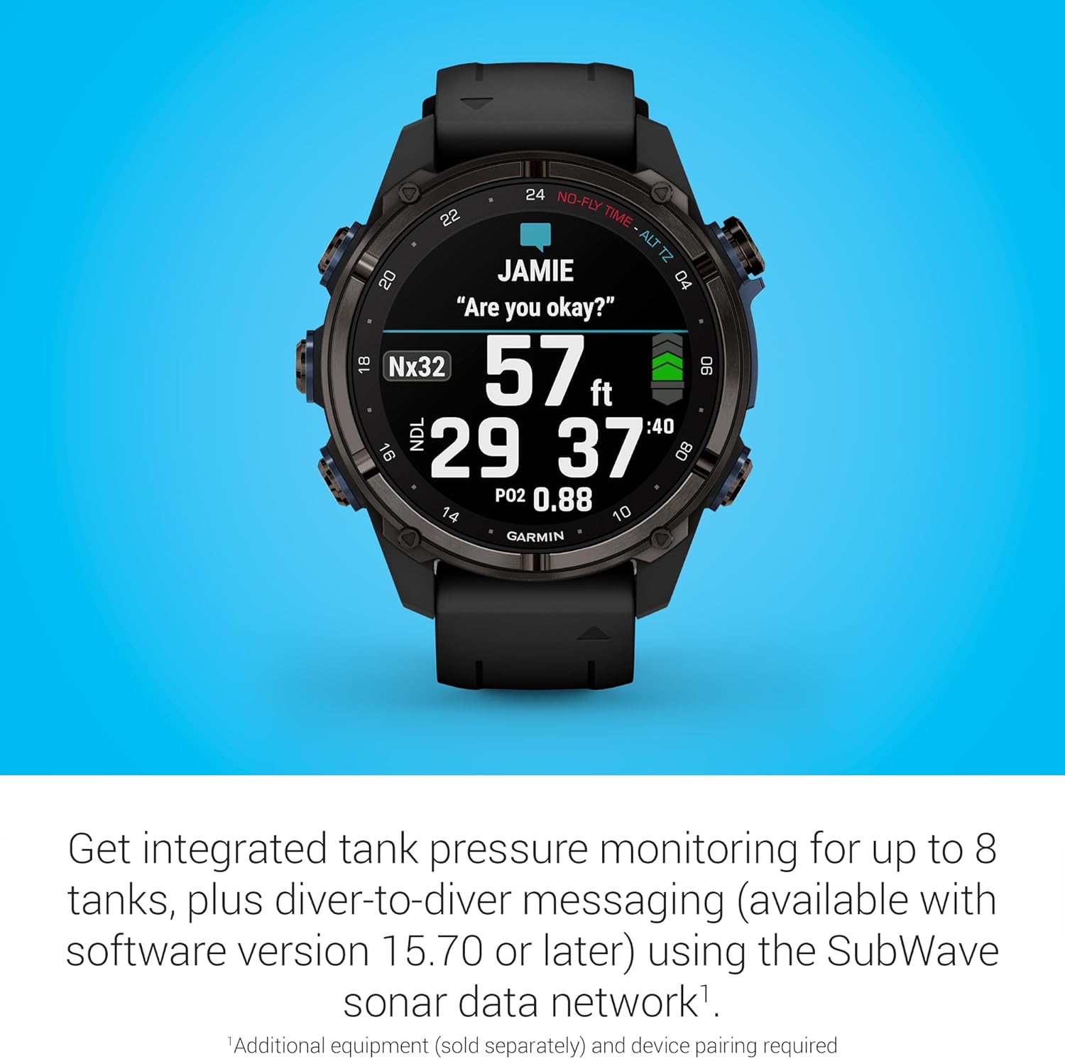 Garmin Descent Mk3i 43mm Carbon Gray DLC Ti/Black Dive Smartwatch