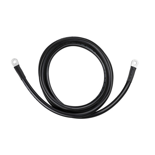 Renogy 8Ft 1AWG Copper Battery Inverter Cables (Pair) - 3/8Inch Lugs