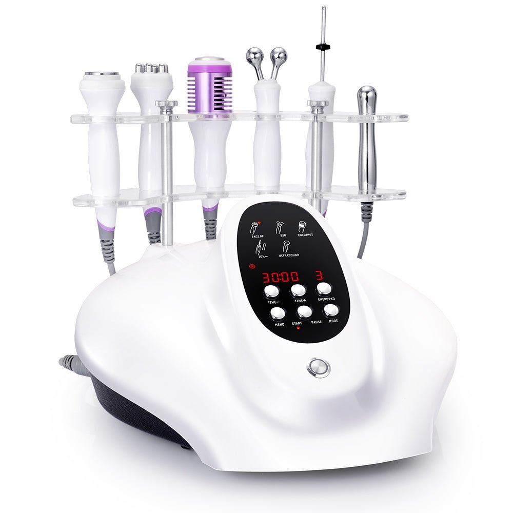 Revitalize Your Face with 5-in-1 Ultrasonic RF Bio Hot/Cold Facial Care