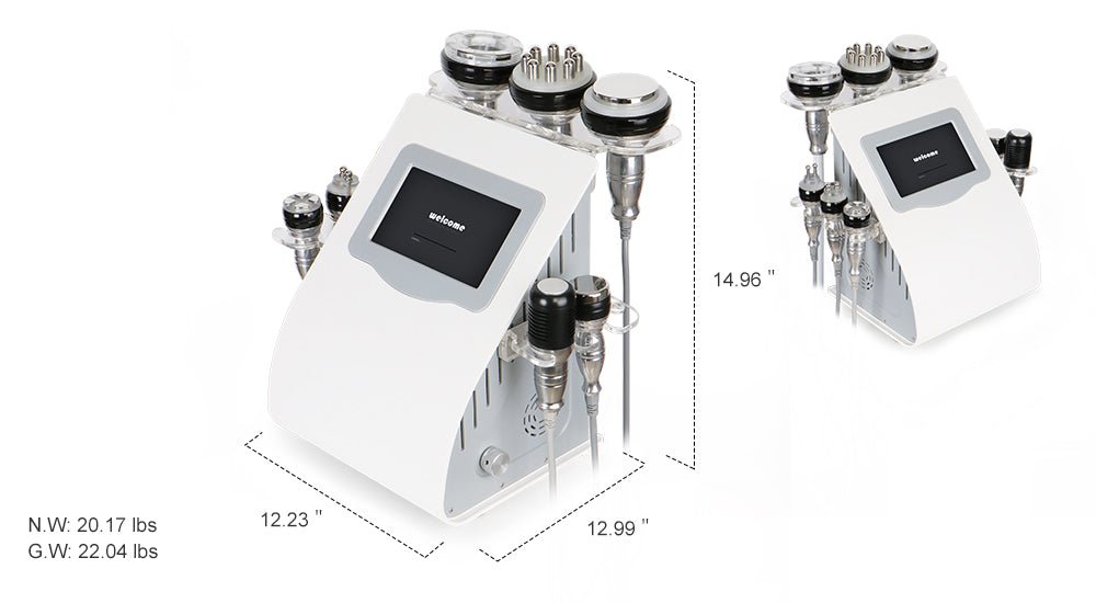 8-in-1 Shape Tactics: Cavitation, Vacuum, RF, Hot, Cold, Hammer, Bio Lift