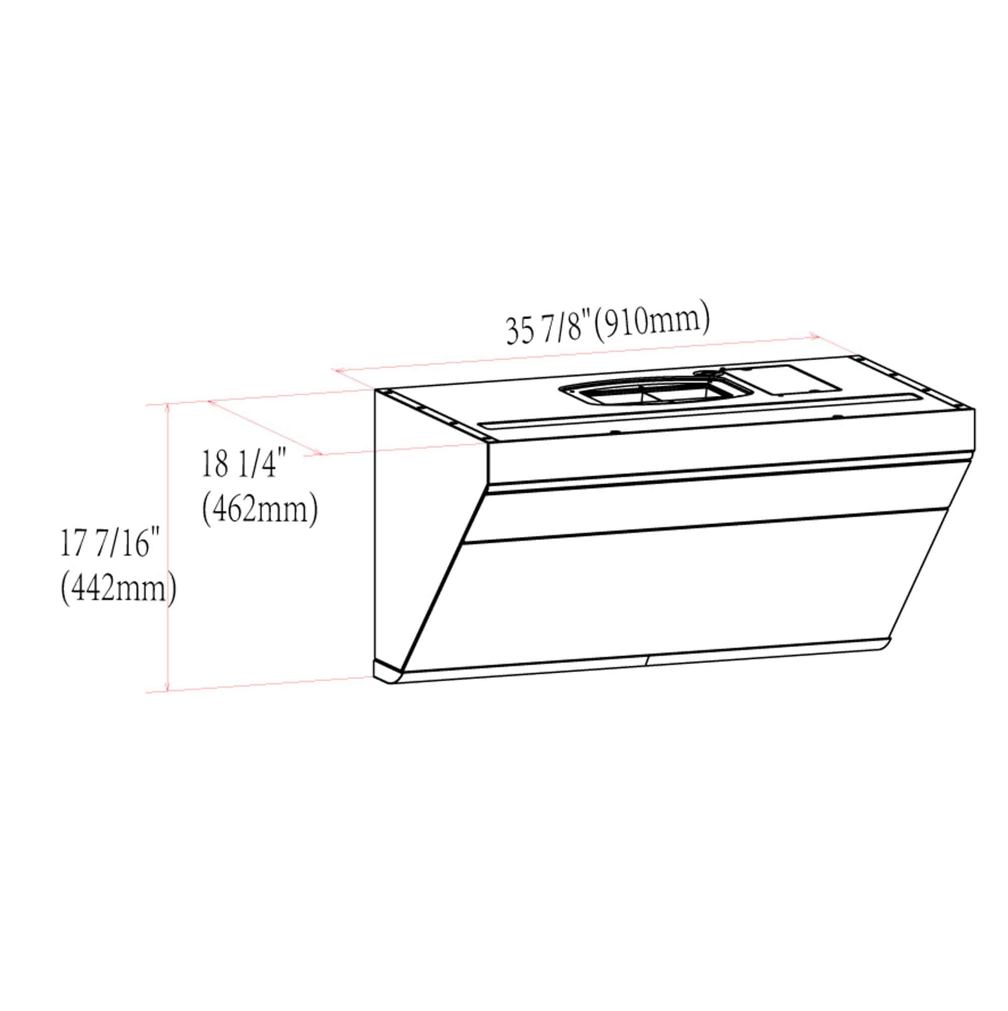 FOTILE Classic Series 30/36 Under-Cabinet / Wall Mount Range Hood - High-Performance and Stylish
