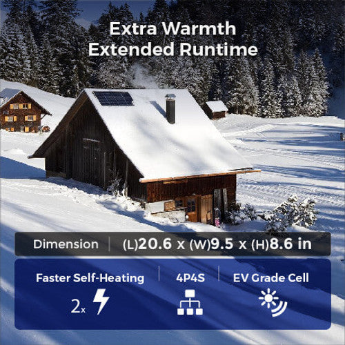 Renogy 12V 300Ah Core Lithium Battery with Self-Heating: Your Off-Grid Powerhouse