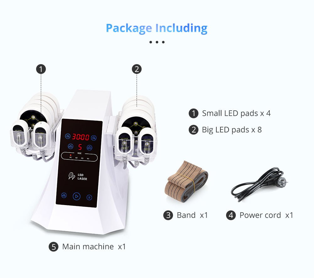 Advanced 12-Pad LED Laser with 160MW Power for Precise Treatments