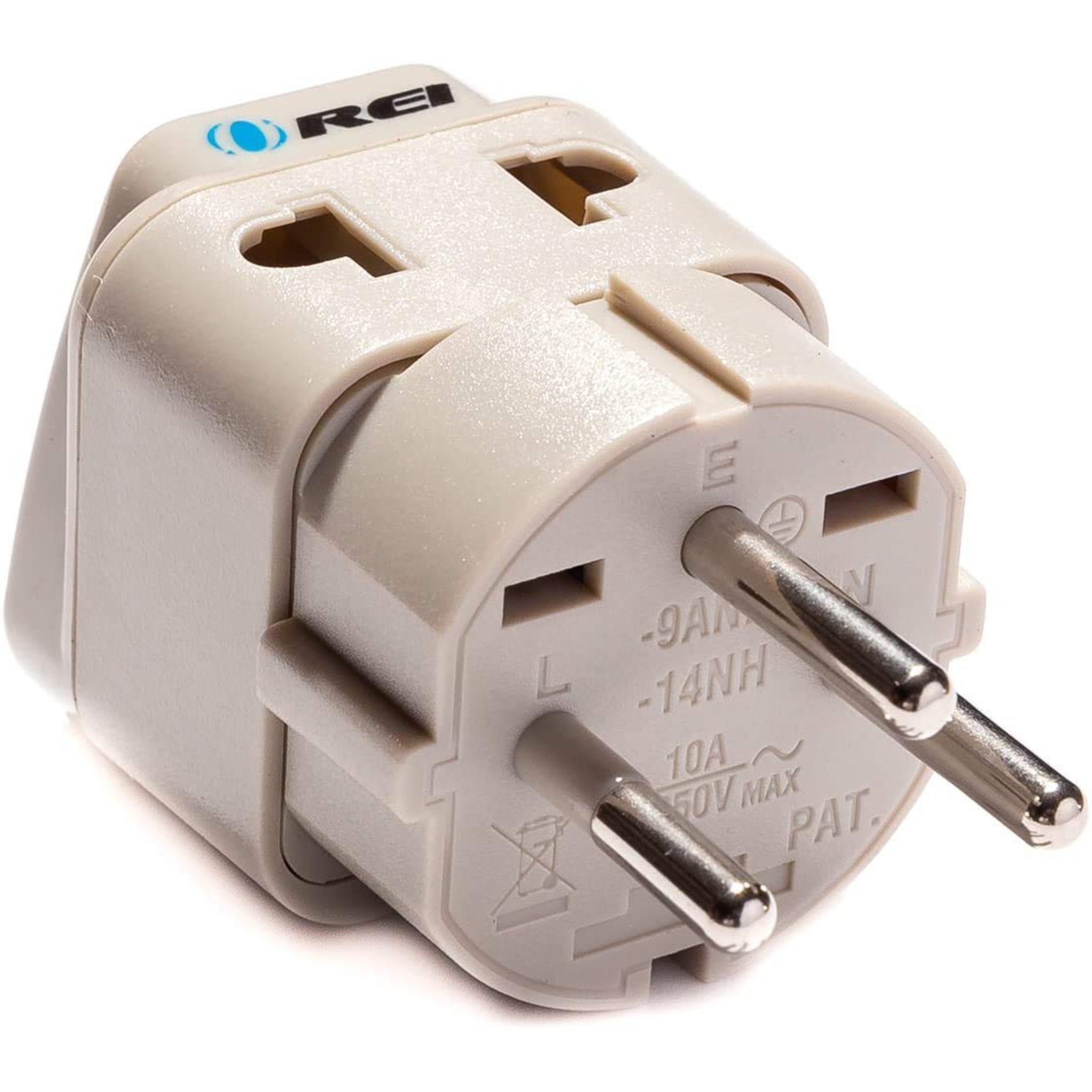 OREI DB-14 Compact Travel Adapter for Gaza, Israel - 2-in-1 Type H