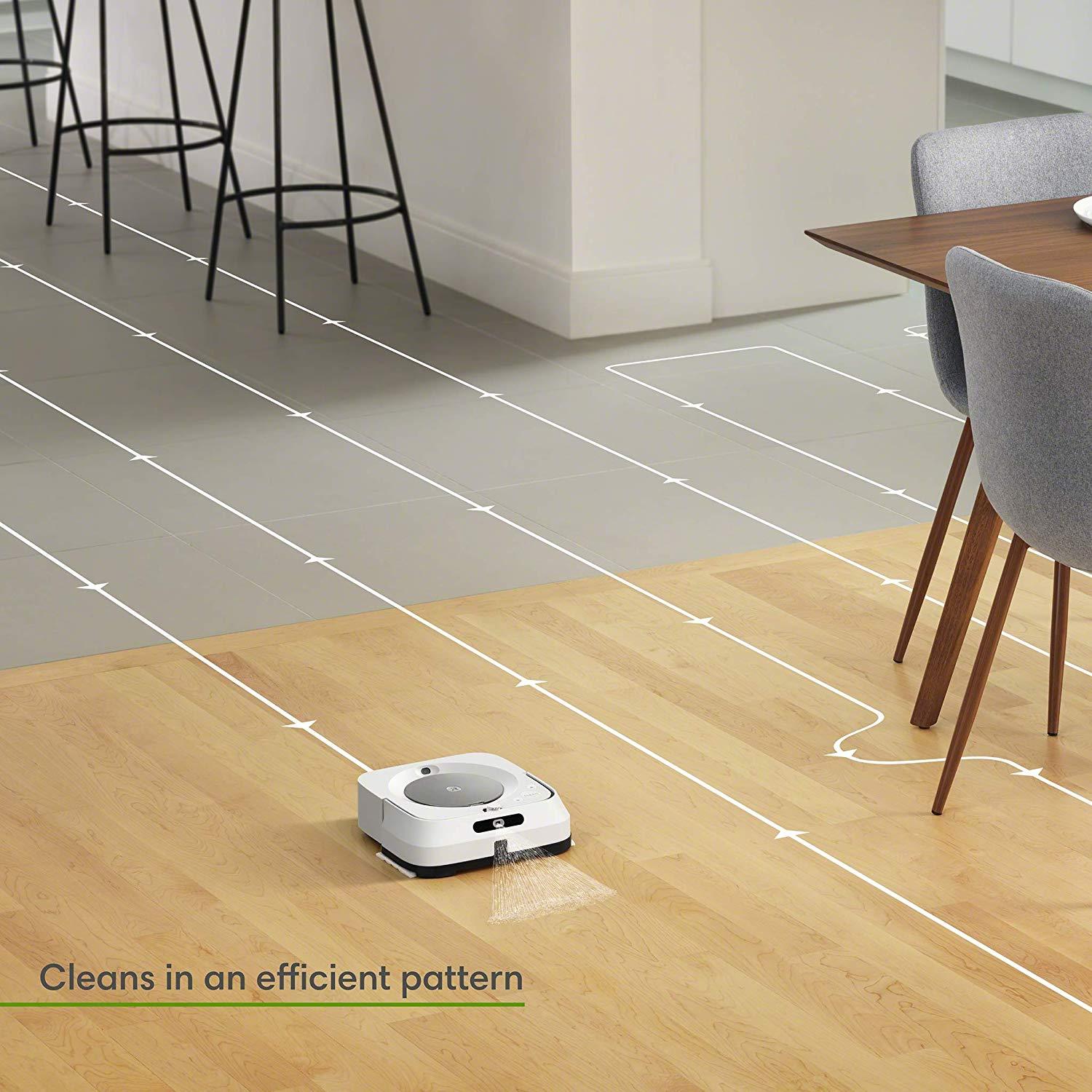 Effortless Home Cleaning with iRobot Braava jet M6 Wi-Fi Robotic Floor Cleaner