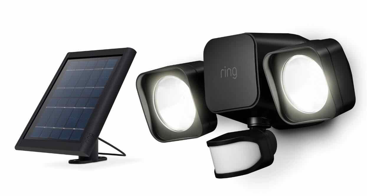Solar-Powered Ring Smart Floodlight for Enhanced Security