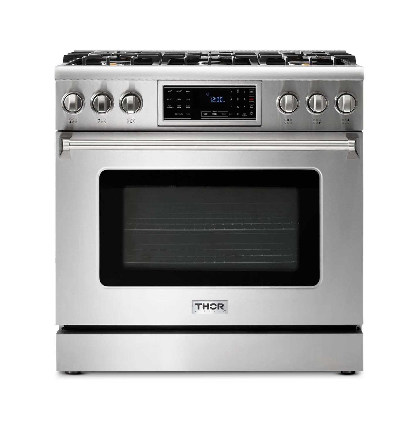 Thor Kitchen 36-Inch Tilt Panel Pro Gas Range - Elevate Your Cooking