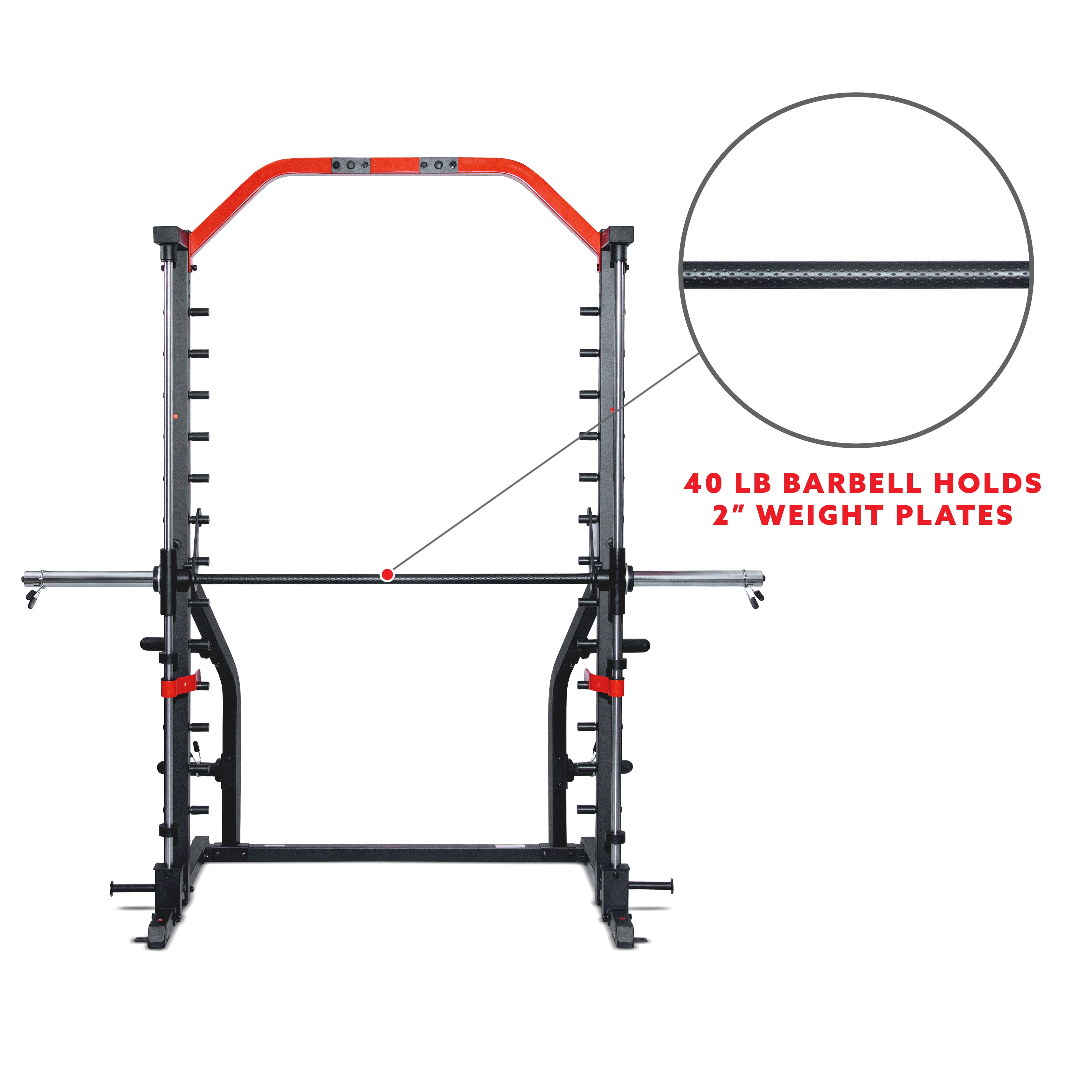 Sunny Health & Fitness Essential Series II Smith Machine Squat Rack - SF-XF920021