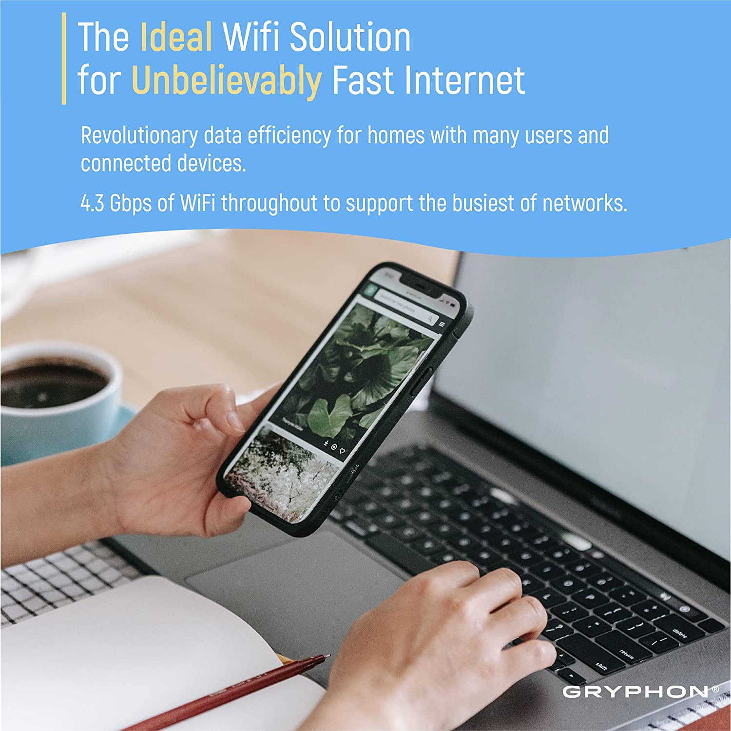 Gryphon AX: Your Ultimate Home Network Guardian - Tri-Band Mesh WiFi 6 with Advanced Security and Parental Control