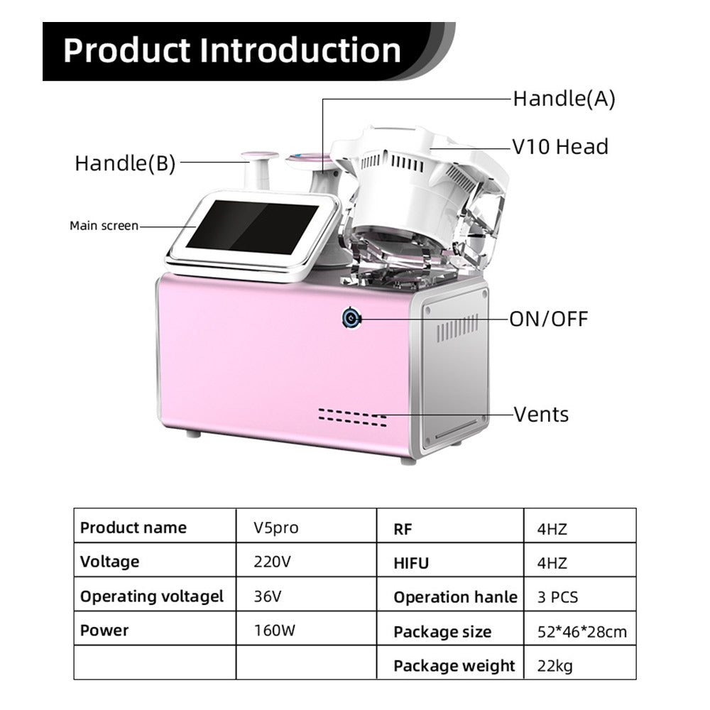 Advanced 4D Ultrasound Cavitation RF Body Slimming Machine