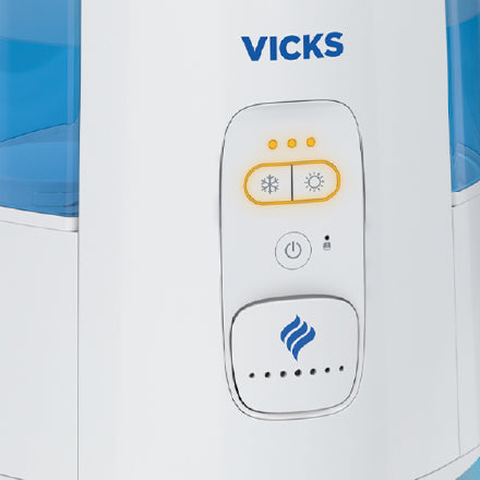 Vicks Dual Comfort All-in-One Humidifier: Cool, Warm & Fusion Mist