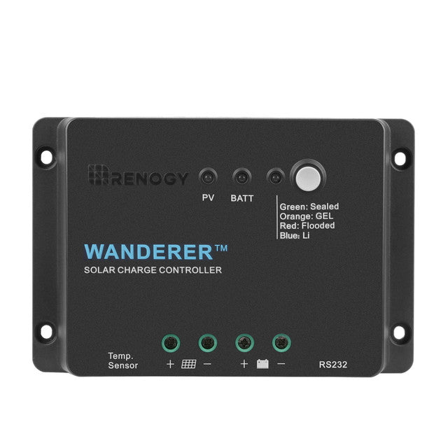 Renogy Wanderer 30 Amp Solar Charge Controller - Your Off-Grid Power Solution