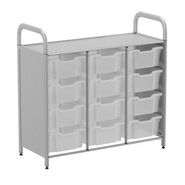 Gratnells Callero Custom Low Level 12-Deep Tray Starter Unit - Your Ideal Storage Solution