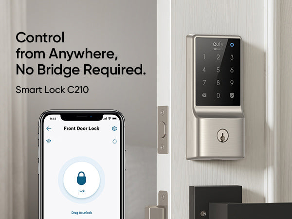 Eufy Satin Nickel Smart Lock - Effortlessly Secure Your Home
