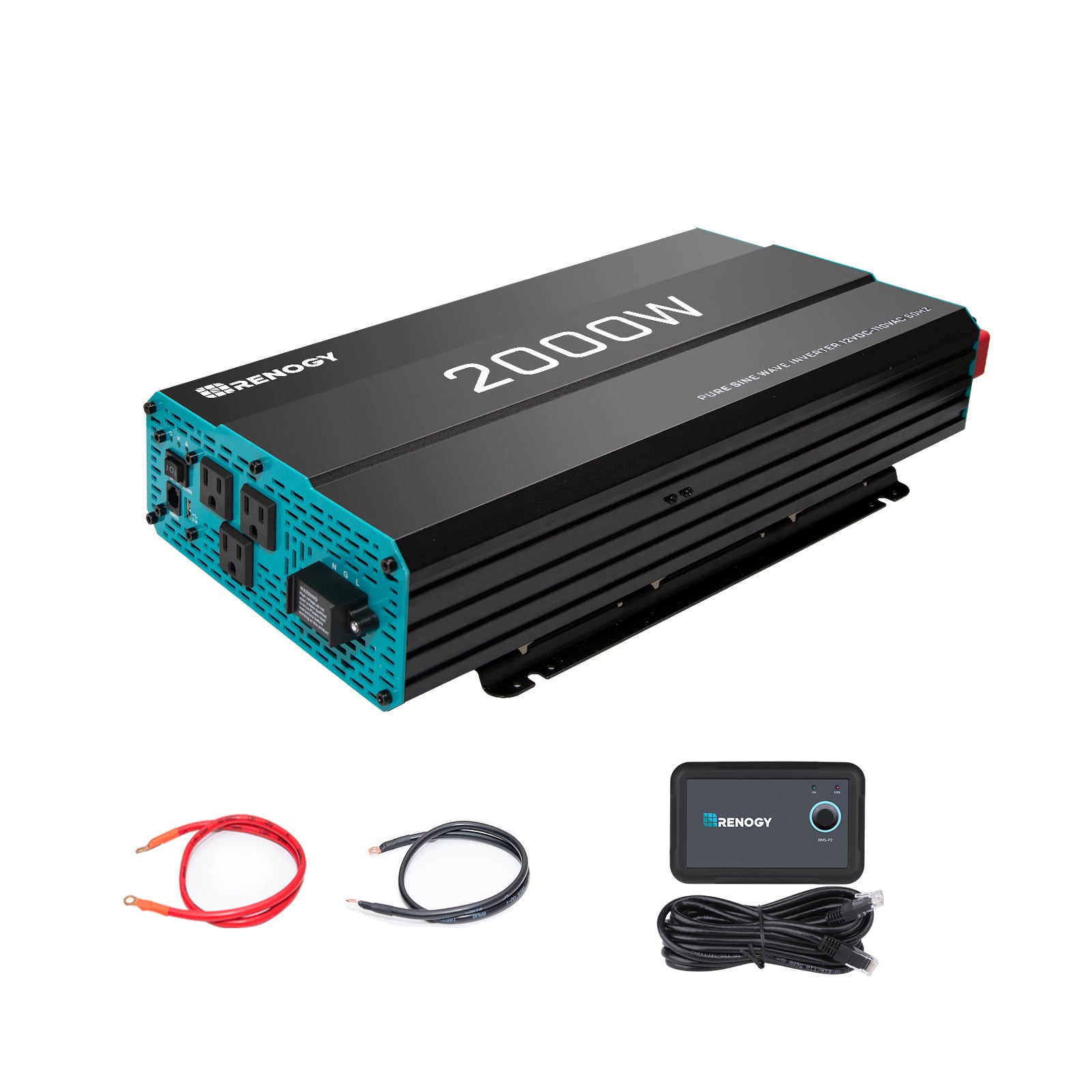 Renogy 2000W Pure Sine Wave Inverter for Off-Grid Power