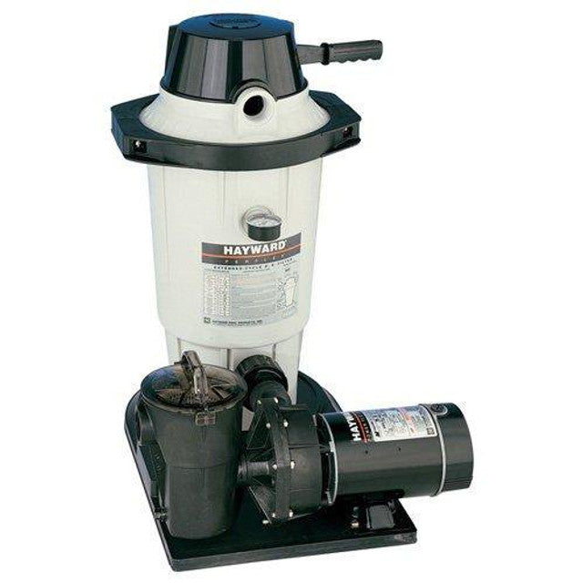 Hayward Perflex D.E. Filter with 1 HP PowerFlo Matrix Pump - Sparkling Pool Water in No Time!