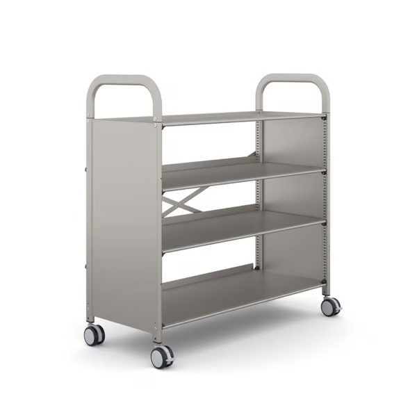 Gratnells Callero Steel Book Cart - Ideal for Organizing Your Library