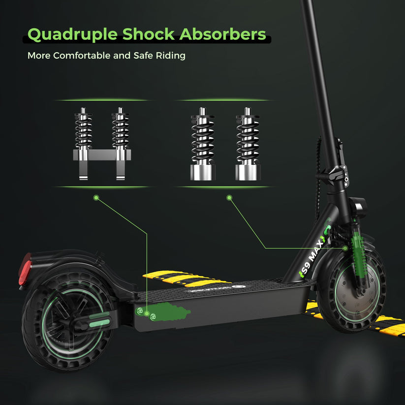 isinwheel S9Max 500W Upgraded Electric Scooter - Your Ultimate Urban Commuting Companion