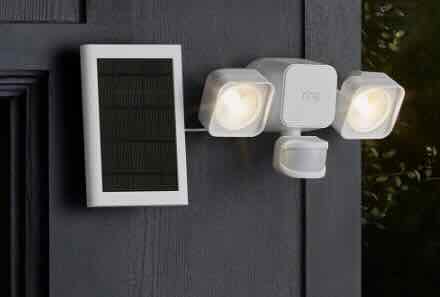 Solar-Powered Ring Smart Floodlight for Enhanced Security