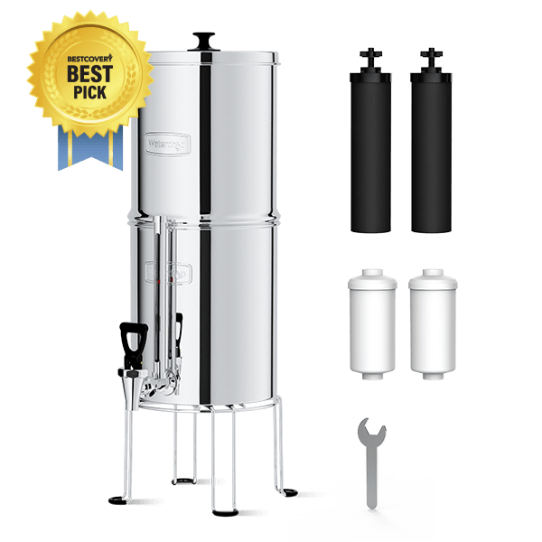 Waterdrop 2.25 - gallon King Tank Gravity Water Filter System with Stand - Your Ultimate Water Filtration Solution