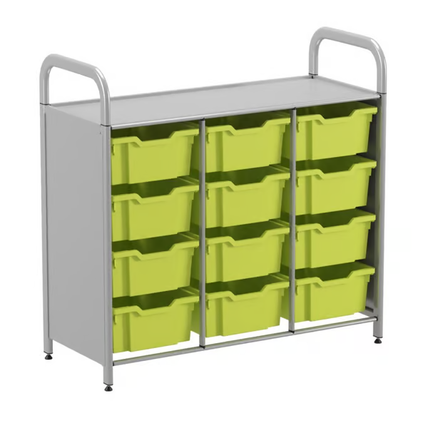 Gratnells Callero Custom Low Level 12-Deep Tray Starter Unit - Your Ideal Storage Solution