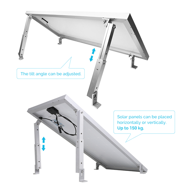 Renogy RNG-MTS-TM100 - The Ultimate Solar Panel Roof Tilt Mount for Maximum Sunlight Exposure